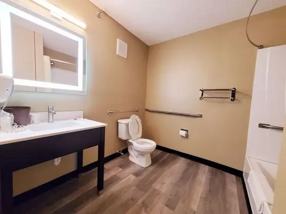 Oda, 1 En Büyük (King) Boy Yatak, Engellilere Uygun, Küvet