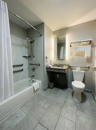 Oda, 1 Büyük (Queen) Boy Yatak, Engellilere Uygun, Sigara İçilmez (Mobility Accessible)