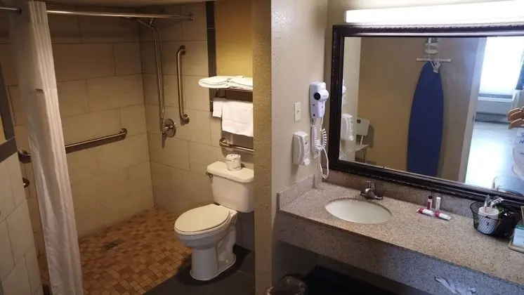 Oda, 1 En Büyük (King) Boy Yatak, Engellilere Uygun (Mobility,Hearing,Roll-In Shower)