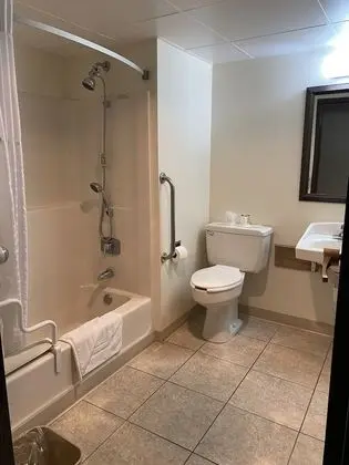 Oda, 1 En Büyük (King) Boy Yatak, Engellilere Uygun, Sigara İçilmez (Mobility, Tub w/Grab Bars)