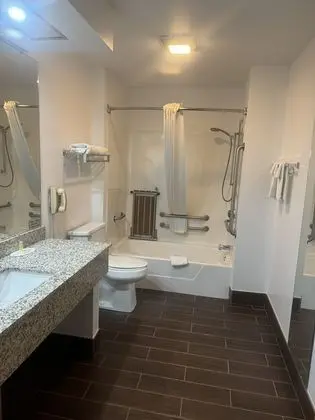 Oda, 1 Büyük (Queen) Boy Yatak, Engellilere Uygun, Sigara İçilmez (Mobility Accessible)