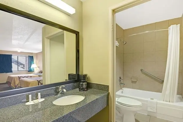 Oda, 2 Büyük (Queen) Boy Yatak, Engellilere Uygun, Sigara İçilmez (Mobility, Bathtub w/Grab Bars)