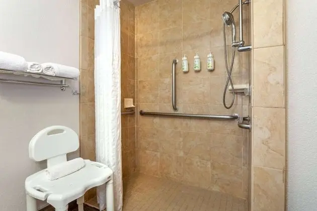 Oda, 1 Büyük (Queen) Boy Yatak, Engellilere Uygun, Sigara İçilmez (Mobility Accessible)