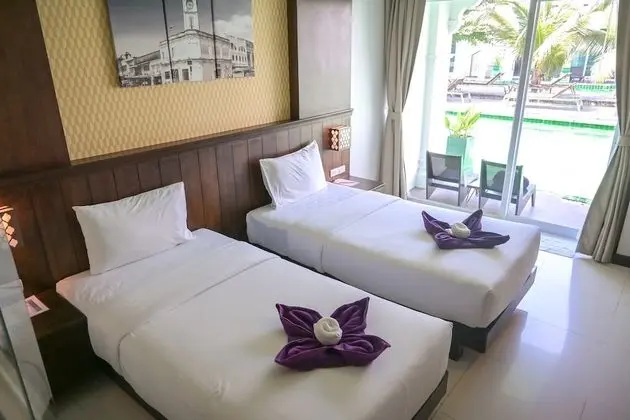 Pool Access Twin Room with breakfast [First floor]