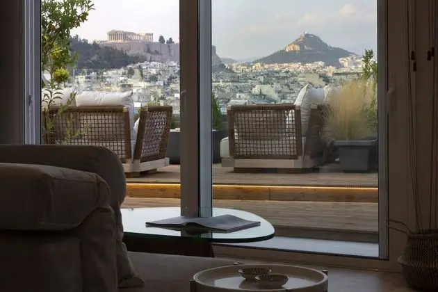 Deluxe Çatı Katı Süiti (Penthouse) (Acropolis View)