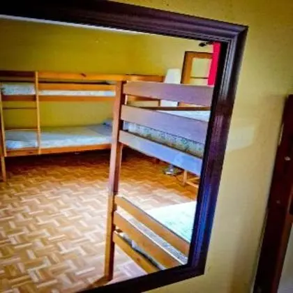 Bed in dormitory