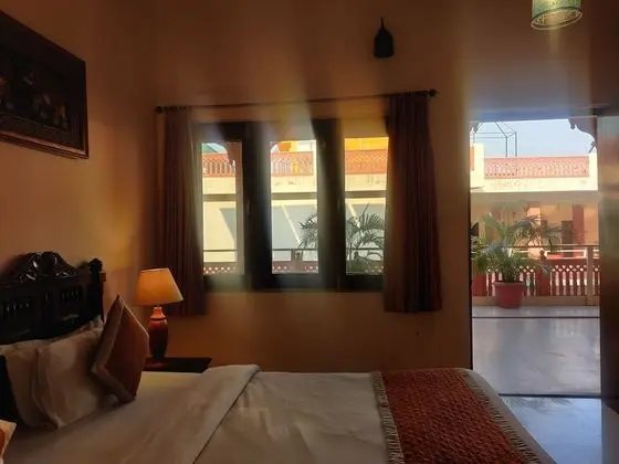 Deluxe Tek Büyük veya İki Ayrı Yataklı Oda, 1 Yatak Odası, Balkon, Avlu