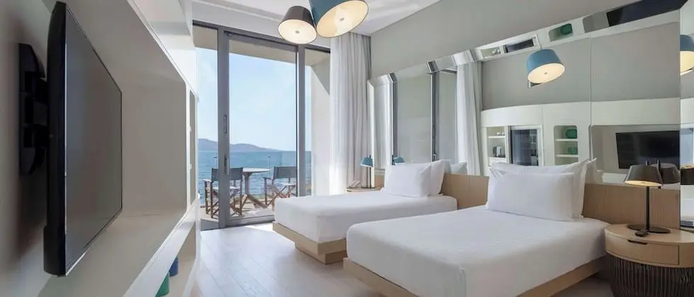 Premium Oda, 2 Tek Kişilik Yatak, Balkon