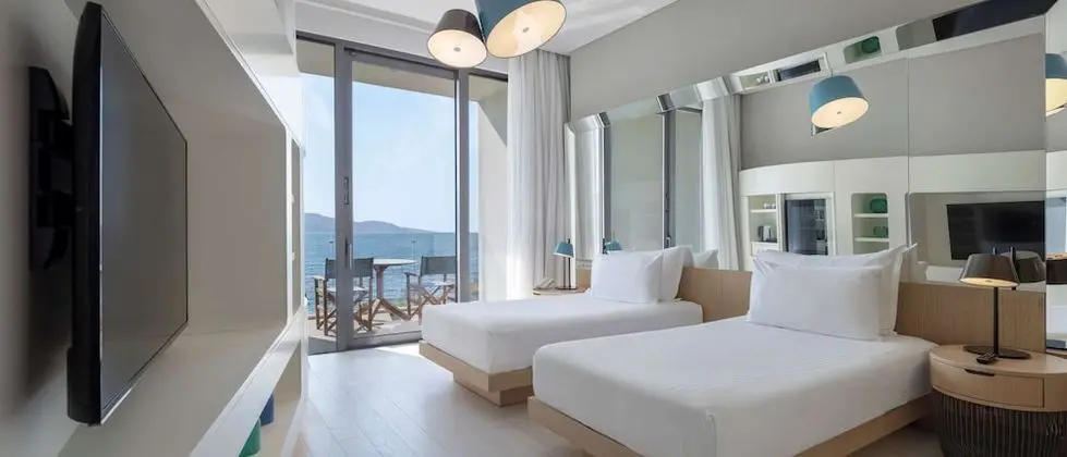 Premium Oda, 2 Tek Kişilik Yatak, Balkon
