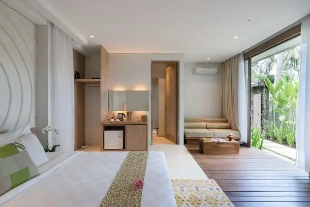 Deluxe Tek Büyük Yataklı Oda, Bahçe Manzaralı (Adna)