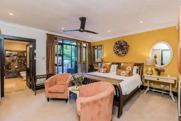 Luxury Tek Büyük Yataklı Oda, 1 Yatak Odası, Havuz Kullanımı, Bahçe Manzaralı