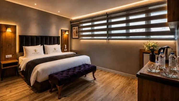 Standart Çift Kişilik Bahçe manzarası Oda
