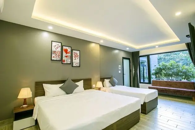 Deluxe Üç Kişilik Oda, Bahçe Manzaralı