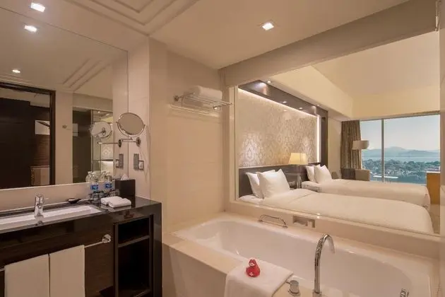 Deluxe Oda, 2 Çift Kişilik Yatak, Deniz Manzaralı