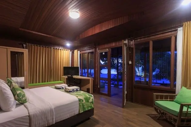 Deluxe Oda, 1 Yatak Odası, Balkon, Plaj Manzaralı (One Bedroom Villa)