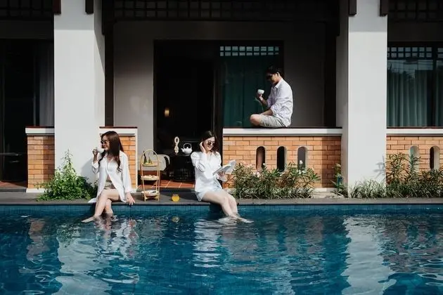 Luxury Oda, 1 En Büyük (King) Boy Yatak, Havuz Kullanımı