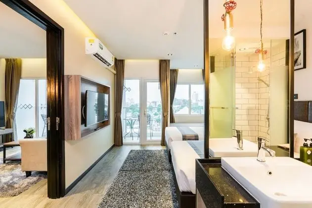 Superior İki Ayrı Yataklı Oda, Balkon, Şehir Manzaralı