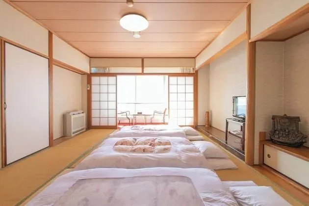 Traditional Oda, Sigara İçilmez, Ortak Banyo (Japanese Style, Triple)