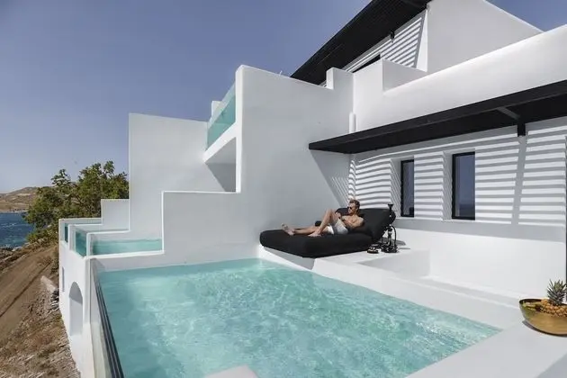 Deluxe Double Sea View room with Private Pool