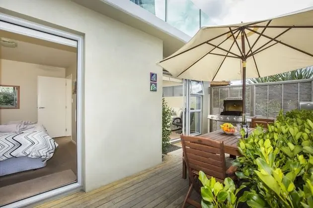 Deluxe Apart Daire, 2 Yatak Odası, Mutfak, Okyanus Manzaralı (Kawau)