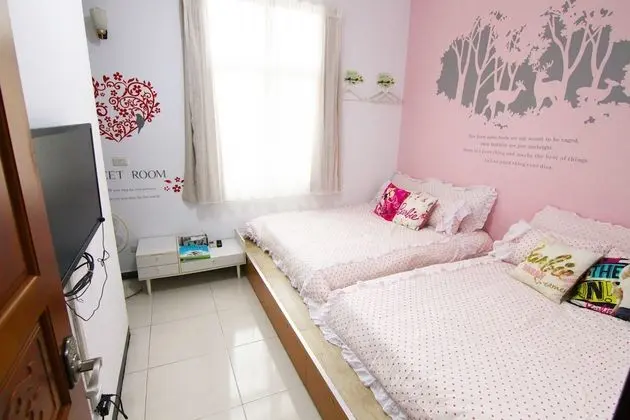 Romantic İki Ayrı Yataklı Oda, 2 Çift Kişilik Yatak