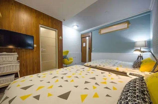 Design Dört Kişilik Oda, 2 Çift Kişilik Yatak