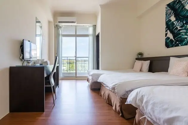 Üç Kişilik Oda, 3 Tek Kişilik Yatak, Balkon