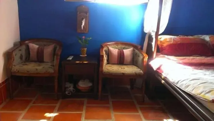 Deluxe Tek Büyük Yataklı Oda, Ortak Banyo, Bahçe Manzaralı