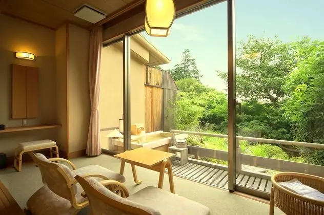 Deluxe Oda, Balkon (with Outside Bath (12.5 tatami mats))