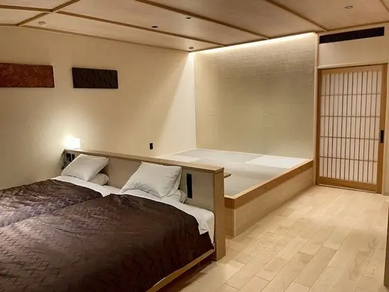 Executive İki Ayrı Yataklı Oda, 2 Tek Kişilik Yatak (12.5 Tatami Mats, Open Air Bath)