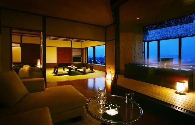 Premium Süit, 2 Yatak Odası, Şehir Manzaralı (with Tatami area and Open Air Bath)