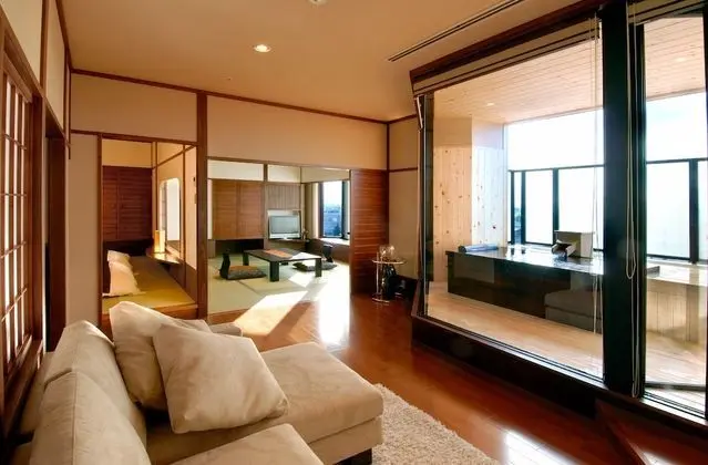 Premium Süit, 2 Yatak Odası, Şehir Manzaralı (with Tatami area and Open Air Bath)