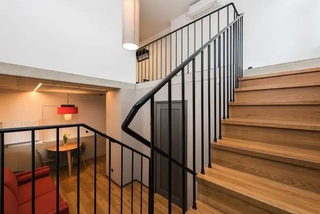 Split Level Apartment with Garden View