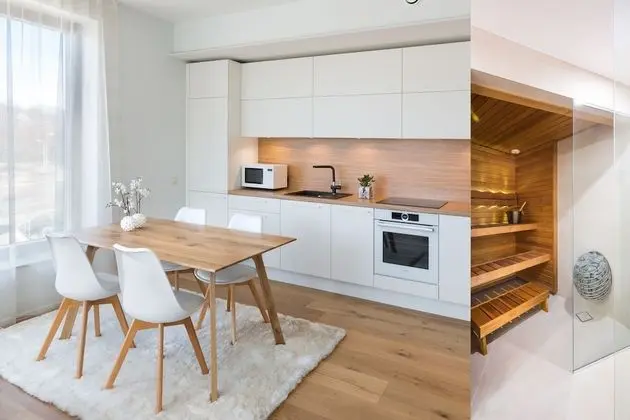 Deluxe Apart Daire, 1 Yatak Odası, Sauna, Şehir Manzaralı