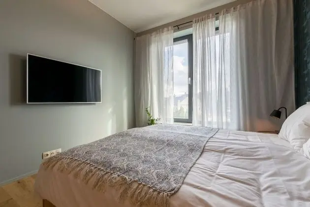 Deluxe Apart Daire, 2 Yatak Odası, Sauna, Şehir Manzaralı