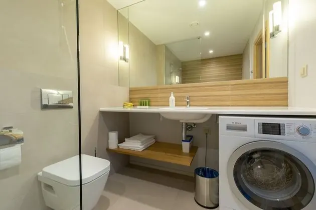 Deluxe Apart Daire, 2 Yatak Odası, Sauna, Şehir Manzaralı