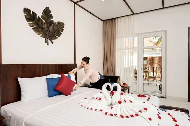 Deluxe Tek Büyük veya İki Ayrı Yataklı Oda, Bahçe Manzaralı
