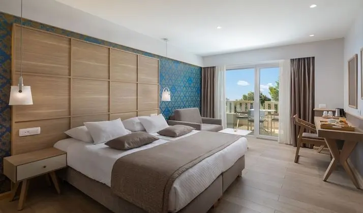 Superior Tek Büyük veya İki Ayrı Yataklı Oda, Balkon, Kısmi Deniz Manzaralı