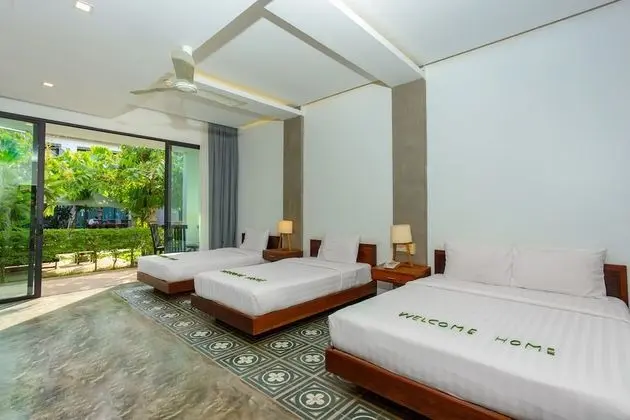 Family Oda, Havuz Manzaralı (Cabana - Free Pick up)