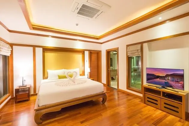 Deluxe Villa, 2 Yatak Odası, Kişiye Özel Havuzlu, Okyanus Manzaralı