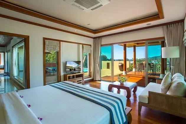 Deluxe Villa, 2 Yatak Odası, Kişiye Özel Havuzlu, Okyanus Manzaralı