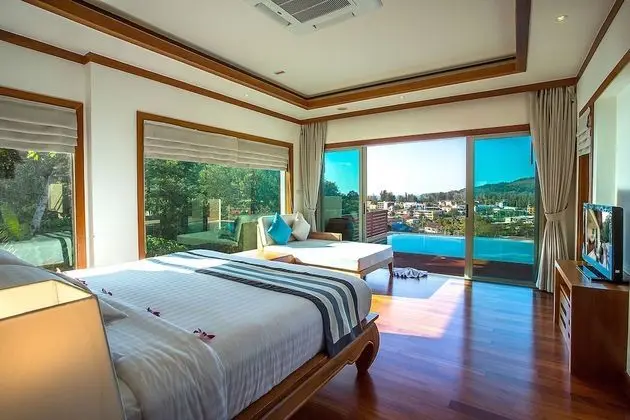 Deluxe Villa, 2 Yatak Odası, Kişiye Özel Havuzlu, Okyanus Manzaralı