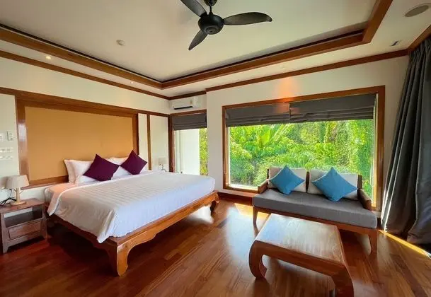 Deluxe Villa, 2 Yatak Odası, Kişiye Özel Havuzlu, Okyanus Manzaralı