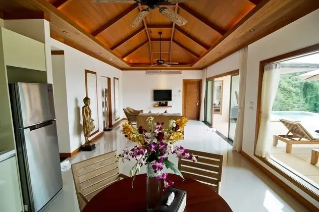 Deluxe Villa, 2 Yatak Odası, Kişiye Özel Havuzlu, Okyanus Manzaralı