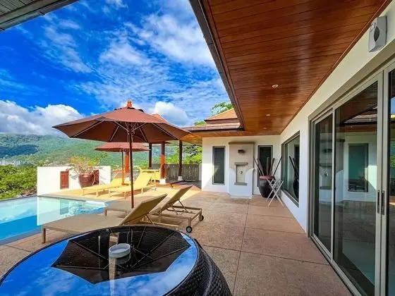 Deluxe Villa, 2 Yatak Odası, Kişiye Özel Havuzlu, Okyanus Manzaralı
