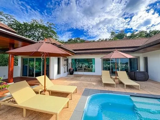 Deluxe Villa, 2 Yatak Odası, Kişiye Özel Havuzlu, Okyanus Manzaralı