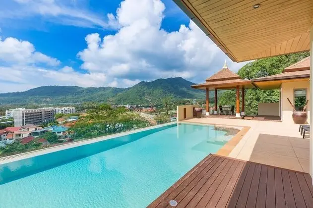 Deluxe Villa, 2 Yatak Odası, Kişiye Özel Havuzlu, Okyanus Manzaralı