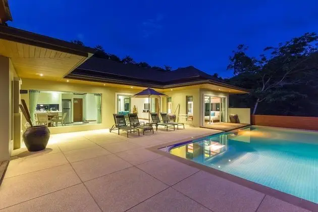 Deluxe Villa, 2 Yatak Odası, Kişiye Özel Havuzlu, Okyanus Manzaralı