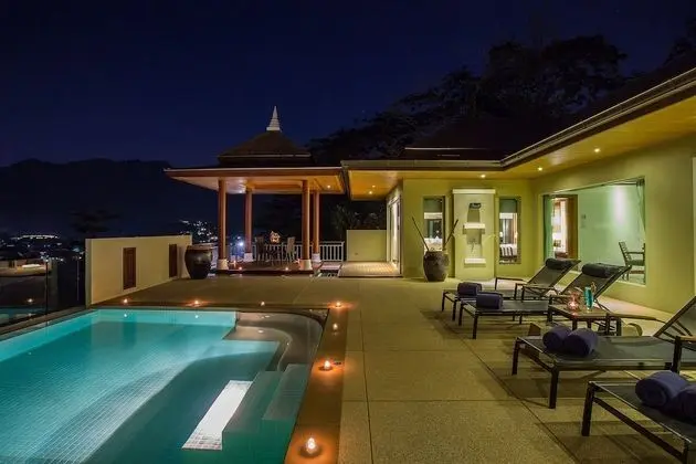 Deluxe Villa, 2 Yatak Odası, Kişiye Özel Havuzlu, Okyanus Manzaralı