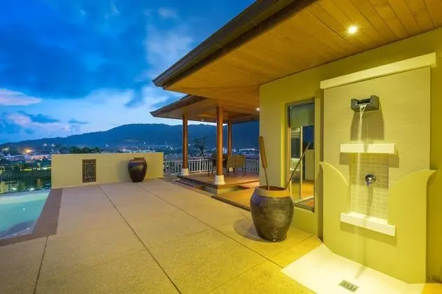 Deluxe Villa, 2 Yatak Odası, Kişiye Özel Havuzlu, Okyanus Manzaralı